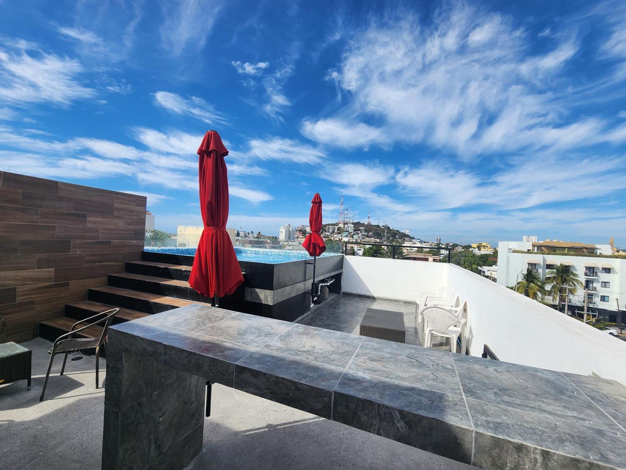 Dpto Playa Centro Malecon Plza Machado¡Promocion! Apartment Mazatlan Exterior photo